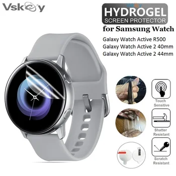 10TK TPÜ Hüdrogeeli Pehme Ekraani Kaitsekile Samsung Galaxy Vaadata Aktiivne 2 40mm 44mm Ring Smart Watch kaitsekile