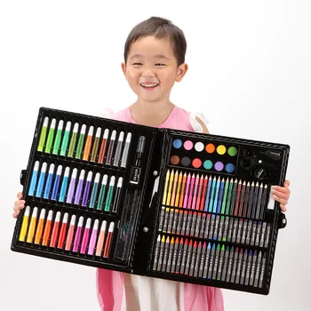 150 Harja sarja Lasteaed Õpilased Värvi Värvipliiatsid Pliiats Akvarell Kunsti Maali Seatud Laste Kirjatarvete