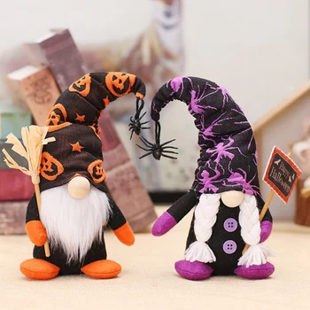 2 TK Halloweeni Dekoratsioonid Siseruumides Hirmutav Pool Tarvikud Nagu on Näidatud Halloween Gnome Nukk Kääbus -, Plüüš-Nukk Kaunistused Hirmutav