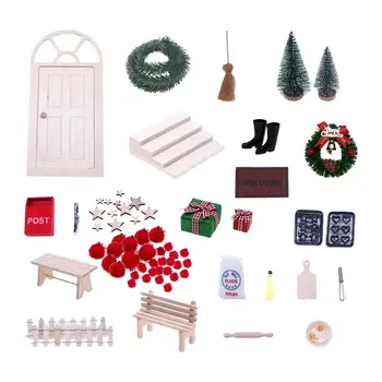 27Pcs Teeselda Mänguasi Simulatsiooni Ornament Muinasjutt Tasku Kööginõud Home Decor Pool Soosib Jõulud Dekoratsioon Nuku Maja