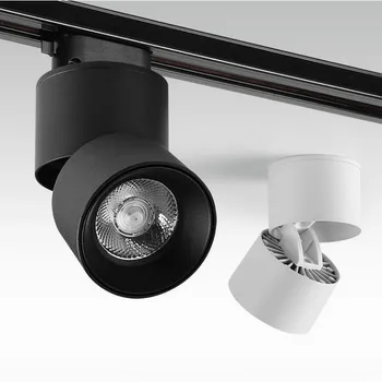 4Wire 3Phase LED Track Valgustus Alumiiniumist raudtee-Lamp, Led Kohtvalgustid Iluminacao Rõivaste Eksklusiivne Kauplus Valgustus