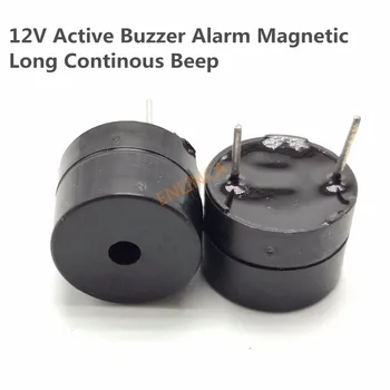 5tk Originaal 12V Aktiivne Alarm Buzzer Magnet Pikk Pidev Beep Tone 12*9,5 mm Usaldusväärsem kõlar SOT plastikust toru pikkus