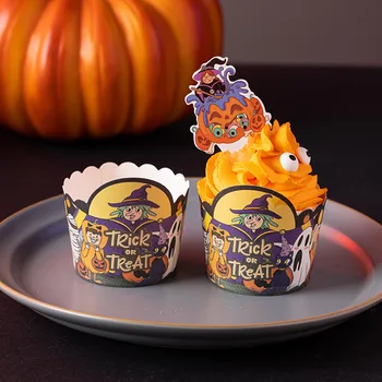 Halloween Cupcake Hallituse Muffin Kook Hallituse Küpsetamine Erilist Sobib Mikrolaineahi Kook Dekoreerimiseks Vahendid