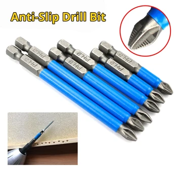 Hot Müük 7-osaline komplekt, Non-slip magnetic drill screwdriver natuke 25 mm, 50 mm, 65 mm, 70 mm, 90 mm, 127 mm, 150 mm, Kiire Tarne