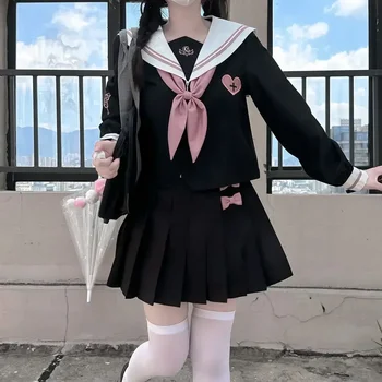JK korea ühtne sobiks Jaapani üliõpilane plisseeritud seelik kolledži stiilis kooli varustus naiste Madrus riided cosplay ühtne jaapani