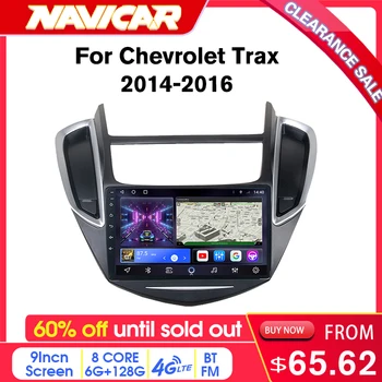 Kliirens on 60% Maha Android 10 Auto Raadio Chevrolet Trax 2014-2016 Navigatsiooni GPS Auto Multimeedia Mängija, DVD Stereo Vastuvõtja