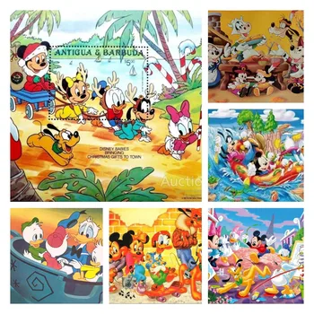 Lõuend Värvimine Disney Miki-Minni Multifilmi piilupart Donald Kaasaegse Interjööri Home Decor Plakateid Magamistuba Tuba Teenetemärgi Kingitus