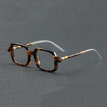 Ruut atsetaat prillidega raam, sobib meestele ja naistele on lühinägevus retsepti optiline lugemise prillid raami kilpkonna kilp värv