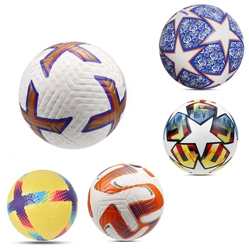 Soccer Ball Standard: 5 PU Materjalist Kõrge Kvaliteedi Väljas Mängu Sports League Jalgpalli Koolitust Jalgpalli Pallid