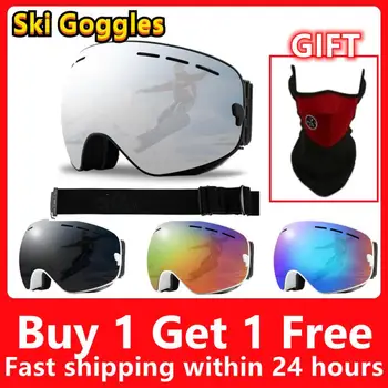 UUS Topelt Kihi Anti-Fog Ski Goggles Lumi Lumelaua Prillid Mootorsaan Prillid Väljas Sport Googles